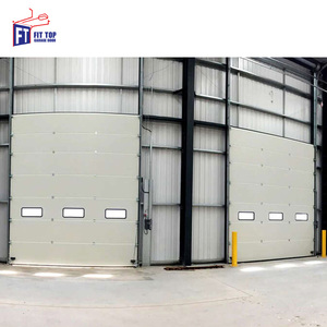 <span class=keywords><strong>Porte</strong></span> élévatrice de design industriel <span class=keywords><strong>Porte</strong></span> de <span class=keywords><strong>garage</strong></span> à grande section avec isolation thermique pour usines, garages, portes industrielles finies - Product Image 5