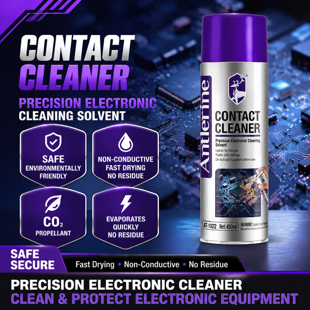 Precision Electronic Contact Cleaner Fast Drying No Residue Circuit Board Cleaner Electrical Parts Cleaning Solvent OEM ODM