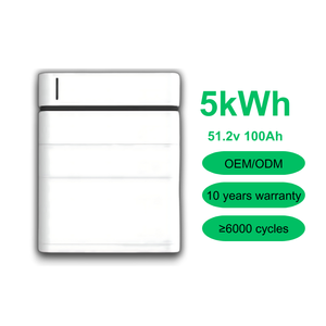 Sistema Solar Doméstico de 20 kWh con Batería Apilable de 51.2V 100Ah LFP IP55 de Bajo Voltaje UN38.3 con 95% de Eficiencia - Product Image 4