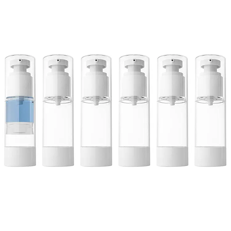 Airless Pump Bottle-Empty Refillable Airless Vacuum Pump Cream Lotion Bottle Travel Toiletries Liquid Container For Cosmetic