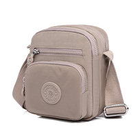 Tas Selempang Wanita Kecil Anti Air Bahan Nylon Resleting Warna-warni Harga Terjangkau LOGO Custom Produsen BOBO Fashion