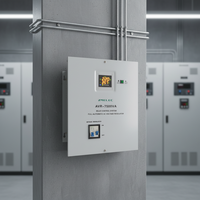 Régulateur de tension automatique TSD (TM-7KVA) monophasé AC, relais ZMELEC OEM, affichage numérique, haute efficacité 0.96, 50/60Hz