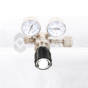 316 клапан газового регулятора высокого давления из нержавеющей стали с двойными манометрами, подходит для клапана промышленных газов - Product Image 3