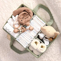 Sac à couches bébé en feutre léger avec rangement organisateur multi-compartiments pour maman voyage hôpital utilisation