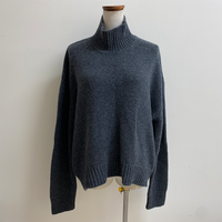 Mongolie pull col roulé Cachemire 100% produit 100% pull en pur cachemire pour femme Dama Tricot fabricant