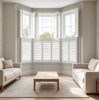 Volets en bois de tilleul sur mesure de haute qualité, volets à lamelles ajustables Clearview pour la maison
