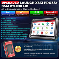 Escáner de diagnóstico de sistema completo para automóviles y camiones Launch X431 PRO3S smart link HD 12V/24V diésel y gasolina.