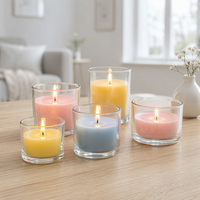 Support de bougie votive en verre transparent multi-capacités, fourni par l'usine chinoise, pour la maison, les fêtes, les mariages et les décorations.