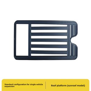 Plateforme de chargement pour coffre, <span class=keywords><strong>porte</strong></span>-bagages <span class=keywords><strong>arrière</strong></span> en alliage d'aluminium, capacité de charge de 100 kg pour Dongfeng MHERO II M817 4x4 tout-terrain - Product Image 5