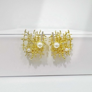 custom plata 925 sterling <b>silver</b> western <b>big</b> <b>earring</b> fine jewelry 14k gold plated vintage unique party women exaggerate <b>earrings</b> - Product Image 4