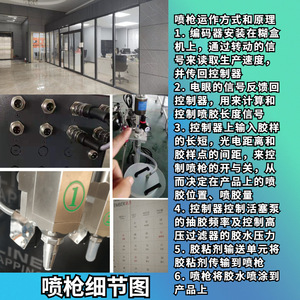Système de pulvérisation de colle froide Nantou avec deux pistolets et quatre commandes pour machine à coller les cartons, pompe 220V - Product Image 4