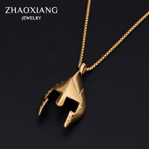 Colgantes para Casco, Collares para Hombre y Mujer, Chapados en Oro/Rosado/Negro, Joyería de Acero Inoxidable, Estilo Vikingo, Acier Inoxydable, Bijoux - Product Image 3