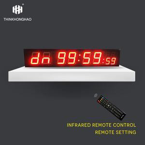 Thinkhonghao HIT8-4R <span class=keywords><strong>Led</strong></span> Digitale Countdown Timer Wekker Afstandsbediening <span class=keywords><strong>4</strong></span>-Inch 8-cijferig <span class=keywords><strong>Display</strong></span> Binnengebruik <span class=keywords><strong>Display</strong></span> - Product Image 6