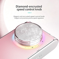 Lime à ongles électrique sans fil portable, rechargeable, ultra-silencieuse, haute vitesse, pour usage professionnel en salon de manucure