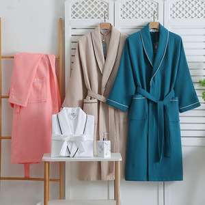 <span class=keywords><strong>Albornoz</strong></span> Elegante de Verano al Mejor Precio al por Mayor, Suave y Grueso, Diseño Jacquard Completo, 100% Algodón, Color Personalizado para <span class=keywords><strong>Mujer</strong></span> - Product Image 3