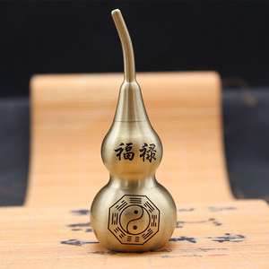 Colgante de calabaza de latón para buena fortuna, seguridad, salud, regalo unisex, colgantes temáticos, aleación de cobre - Product Image 2