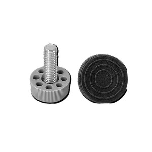 Patas Ajustables de Plástico M8 con Ocho Orificios y Tornillos, Soportes Ajustables en Altura para Muebles - Product Image 4