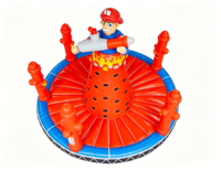 Tour d'escalade gonflable sur le thème des pompiers de la marque DST, en PVC écologique, jeu d'obstacles commercial pour enfants, défi de pompier
