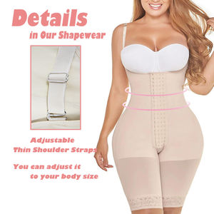 Venta caliente faja <span class=keywords><strong>colombiana</strong></span> 4 gancho Faha Colombianas Postparto mujeres Body Shaper ropa de alta compresión Butt Lifting Shapewear - Product Image 5