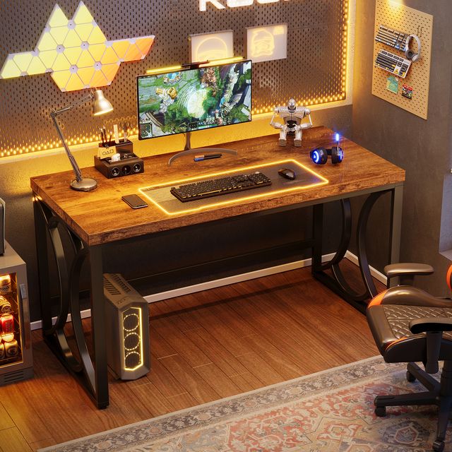 Customized Design MDF Wooden Metal Office Desk Gaming Computer Table Desk for Home Office