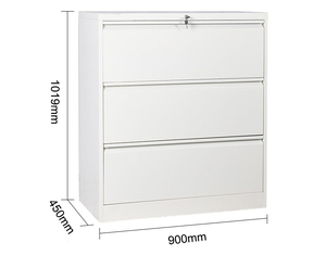 Phong Cách Hiện Đại Thép Treo Tủ Tập Tin Cho Văn Phòng & Phòng Khách Bảng Điều Chỉnh Gỗ Phong Cách Ngăn Kéo Loại Khóa Chìa Khóa Với Thẻ Nhỏ Hộp - Product Image 4