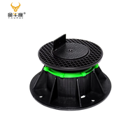 Supports de terrasse réglables en plastique Taurus pour terrasse extérieure