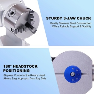 Bluetimes 3-hàm Chuck trục quay tập tin đính kèm cho <span class=keywords><strong>Laser</strong></span> đánh dấu máy - Product Image 6