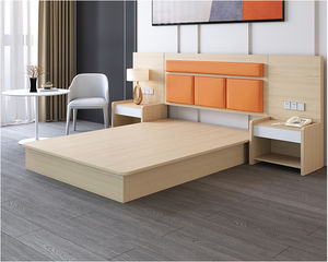Mobiliario de habitación de <span class=keywords><strong>hotel</strong></span> al por mayor mobiliario de <span class=keywords><strong>hotel</strong></span> de cinco estrellas juego de dormitorio cama de madera de <span class=keywords><strong>hotel</strong></span> personalizada - Product Image 4