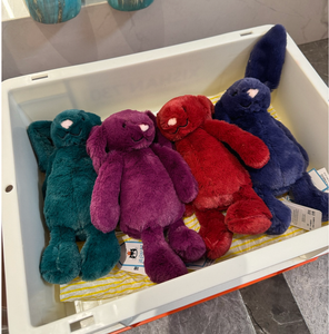 UK JE Wholesale Peluche Lapin de Noël des Neiges 18 cm, Doux Lapin Timide, Animal en Peluche Apaisant aux Couleurs Subtilles, Nouvelle Arrivée 2025 - Product Image 3