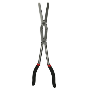 Mini pince en acier à haute teneur en carbone Pince à circlips à double articulation de 345 mm avec fonction de verrouillage Certifié VDE pour circlips externes - Product Image 1