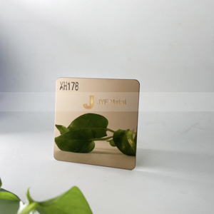 Placa de Acero Inoxidable M75 304 Color Oro Espejo Rosa, Pulido 8K, con Servicios de Doblado y Corte, Grosor Personalizado - Product Image 2