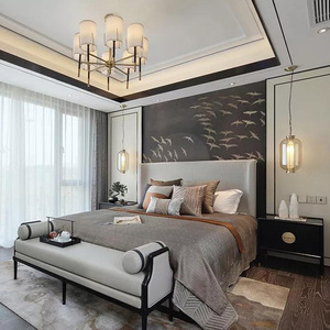 ชุดม้านั่งสำหรับโรงแรมขนาดคิงไซส์เฟอร์นิเจอร์อิตาลีมีปลายม้านั่งสำหรับห้องนอนอพาร์ทเม้นท์จากโรงงาน - Product Image 5