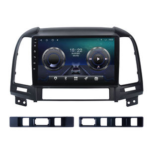 Autoradio Krando 9 pouces pour Hyundai Santa Fe 2006 - 2012, lecteur DVD de voiture, autoradio Android, <span class=keywords><strong>CarPlay</strong></span> sans fil, 4G, stéréo de voiture 128 Go - Product Image 1