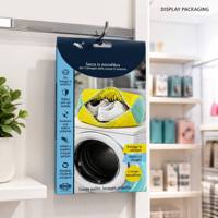 Boîte d'emballage suspendue en carton coloré haut de gamme personnalisable, impression offset, design portable pour sacs de lavage de chaussures