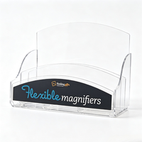 Support de brochure en acrylique transparent pour bureau, présentoir de prospectus de table, support d'affichage de dépliants et d'affiches pour comptoir