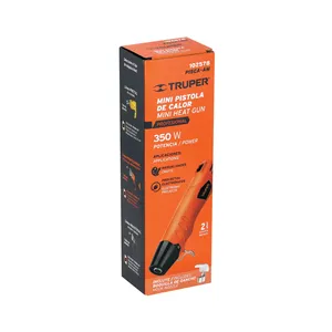 Truper PRO 2000W Industrial/Grado de bricolaje para pistola de calor con 9 accesorios Aplicación de contracción de aire caliente eléctrico - Product Image 3