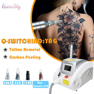 Système Pico multi-longueurs d'onde professionnel, 4 embouts <span class=keywords><strong>pour</strong></span> l'élimination des tatouages, la correction des sourcils, le raffinage des pores et l'éclaircissement, utilisation en salon - Product Image 1