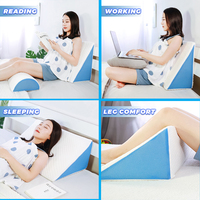 Hochwertige klappbare Memory Foam Bett Keil Kissen Rückens tütze Lese stütze Kissen Rücken Keil Lenden bein Kissen