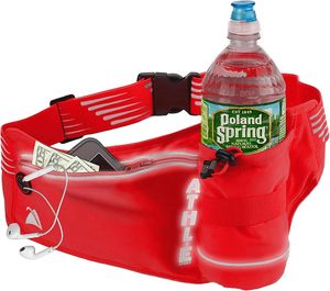 Cinturón de Hidratación para Correr con Muestra Gratis, Riñonera Deportiva para Hombre y Mujer con Soporte Plegable para Botella de Agua para Caminar, Sin Rebote - Product Image 1