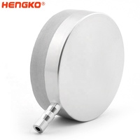 HENGKO acier inoxydable Sparger gaz oxygène 5 microns diffuseur à disque à bulles fines micro bulle générateur d'azote liquide