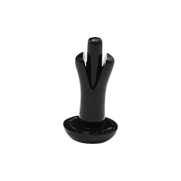 Panneau latéral de boîtier PC en plastique, rivet à clipser, attache rapide sans outil pour équipement informatique, en nylon noir