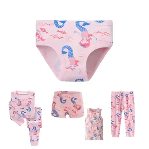 Custom & Wholesale Children Clothing Shorts Underwear Panties Underwear for Little Toddler Girls 100% Cotton Breathable