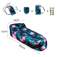 Chaise longue gonflable imperméable d'extérieur moderne Portable et pliable Sac de couchage paresseux pour le camping Air Sofa Hamac