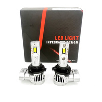 Phares LED Q66 haute luminosité 90W 9000LM pour voiture H7 H4 avec ampoule de pilote, prix d'usine en gros