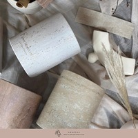 JOYWOOD-Seau à fleurs en travertin vintage pour bouquet de la Saint-Valentin, boîte à cadeau, emballage en papier pour bricolage