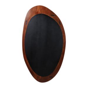 Specchio da parete ovale in legno di mango, elegante decorazione per la casa, per camera da letto, corridoio, ingresso - Product Image 6