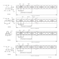 Profilé en U en alliage d'aluminium coloré à bas prix, système de fixation de cargaison, rail de guidage en L en aluminium pour avion