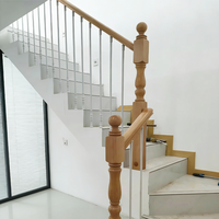 Rampe d'escalier en métal simple et personnalisée, idéale pour la décoration intérieure de villas, couleur personnalisable