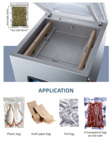 Machine d'emballage sous vide à chambre profonde de haute qualité pour sceller et emballer les aliments, la viande, le poisson, le bœuf, sacs jusqu'à 400 mm (40 cm)