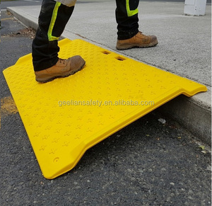 Curb rampa L50cm plastik araba tekerlekli sandalye ve motosiklet yükleme rampaları yol curb araba rampası - Product Image 3